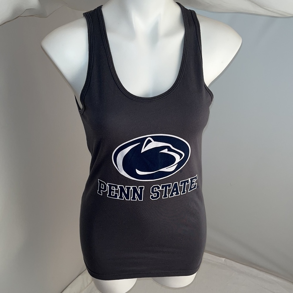 American Apparel Penn State University Nittany Lions logo gray tank top S